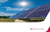 Soluciones para autoconsumo - efimarket.com · Instalaciones con acoplamiento AC a la red ... La energía proporcionada por el generador solar fotovoltaico de la marquesina se puede