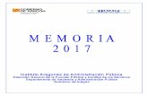 2018 05 10 Memoria IAAP 2017 - aragon.es · 132, de 29 de diciembre de 1986), el Decreto 25/1988, de 1 de marzo (BOA n.º 24, de 9 de marzo de 1988) y el Decreto 174/1994, de 8 de