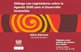 Secretaria Ejecutiva - senado.gob.mx · Secretaria Ejecutiva. La dimensión regional del seguimiento de la Agenda 2030 para el Desarrollo Sostenible Alicia Bárcena