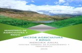 SECTOR AGRICULTURA Y RIEGO - minagri.gob.pe · Memoria Anual 2016 – Ministério de Agricultura y Riego 3 . El Agricultor peruano, nos obliga a que les brindemos una atención con
