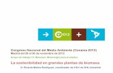 Madrid del 26 al 30 de noviembre de 2012€¦ · CASOS PRÁCTICOS BIOMASA DE USO ELÉCTRICO Y ... Reducción del ruido. ... •300 puestos de trabajo en su construcción