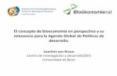 El concepto de bioeconomía en perspectiva y su …conferencias.cepal.org/Conferencia_bioeconomia/Miercoles 7/Pdf... · El concepto de bioeconomía en perspectiva y su relevancia