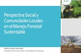 Perspectiva Social y Comunidades Locales en el … Carrasco - Perspectiva... · Perspectiva Social y ... 5. Evidencia de la polisemia de la actividad forestal: a) actividad ... 5.