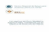 Las empresas del Pacto Mundial en América Latina ... · ii El Centro Regional es una iniciativa encaminada al fortalecimiento del Pacto Mundial de las Naciones