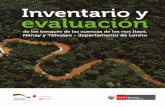 de los ríos Itaya, Nanay y Tahuayo - departamento de ... · Inventario y evaluación de los bosques de las cuencas de los ríos Itaya, Nanay y Tahuayo - departamento de Loreto Ministro