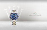 Reloj Rolex Submariner Date: Rolesor amarillo … · del agua fría, el reloj siguió funcionando a la perfección, estableciendo el firme y legendario savoir‑faire submarino de