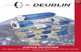 JUNTAS ROTATIVAS - deublin.eu · (no mezcle los fluidos) hasta 140 bar 2630-1xx ... las aplicaciones más usuales, pero disponemos de ... En los centros de mecanizado con refrigeración