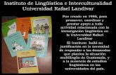 Instituto de Lingüística e Interculturalidad Universidad ... · Las variables que pudieron haber influido, nivel socioeconómico, grado de bilingüismo, actitudes y otros fueron