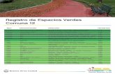 Registro de espacios verdes Comuna12 - … · Mariano Acha - Machain - Nuñez - Av. Crisólogo Larralde Ramallo ... José Gervasio Artigas - Vías del F.C.G.B.M Obispo San Alberto