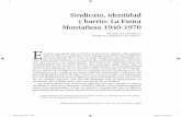 Sindicato, identidad y barrio: La Fama Montañesa 1940-1970dimensionantropologica.inah.gob.mx/wp-content/uploads/05Dimen31.pdf · Montañesa 1940-1970 María ana Portal* ... en el