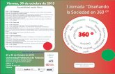 I Jornada “Diseñando la Sociedad en 360 º” · 10.00 – 10.05 h. Moderadora: Carmen Fernández, Arquitecto Técnico del Área de Accesibilidad Universal e Innovación de Fundación