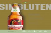 Ficha de producto Cruzcampo Sin Gluten - practicavida.es · PROCESO DE FABRICACIÓN La cerveza Cruzcampo Sin Gluten ha sido elaborada específicamente para celíacos, reduciendo su