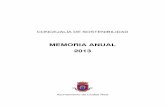 Memoria Anual de Sostenibilidad 2013 - Actualidad€¦ · 2 indice 1. introducciÓn. 2. gestion de la concejalia 3. quejas y reclamaciones oficina del vecino 4. linea verde 5. analisis
