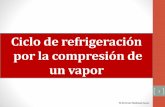 Práctica No.7 Ciclo de refrigeración por la compresión ...dcb.fi-c.unam.mx/CoordinacionesAcademicas/FisicaQuimica... · Ciclo de refrigeración por la compresión de un vapor.