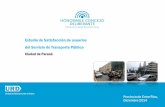 Estudio de Satisfacción de usuarios del Servicio de ...hcdparana.gov.ar/pdf/ETPublico2014.pdf · Plaza Vea 18,2% Doce 13,7% Quince - Santos Dominguez 17,0% Total 100,0% EDAD De 16