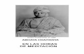 Swami Vivekananda, en 1894 ABHAYA CHAITANYA · fortuna, se empleó en las oficinas de un diario, donde demostró su capacidad de buen escritor. ... hora silenciosa. Comprende que
