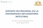 SOPORTE NUTRICIONAL EN LA ENFERMEDAD … · 2016-09-14 · Soporte nutricional en la EII ... nutrición enteral o en el perioperatorio en pacientes con íleo ó fístula de alto gasto.
