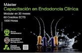 Máster Capacitación en Endodoncia Clínica5).pdf · soluciones irrigantes. Efectos de la irrigación. Determinación de longitud de trabajo. Selección de los instrumentos. Movimientos
