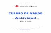 Manual Cuadro de Mando Actividad - Cruz Roja Cuadro de Mando... · 3.4 OBJETIVOS ANUALES ... ACTIVIDAD Oficina Central – Secretaría General – Departamento de Sistemas de Información