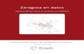 Zaragoza en datos - ebropolis.es · En los últimos 20 años, esta vez con los datos oficiales del INE, la población de Zaragoza ha pasado ... Evolución de la población de Zaragoza