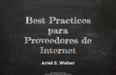 Best Practices para Proveedores de Internet - …arnog.com.ar/presentaciones/2-abril/01-weher-bcp.pdf · Trabaja con direcciones IPv4 e IPv6. Se puede integrar con los sistemas IPAM.