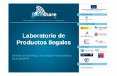 Laboratorio de Productos Ilegales - Agencia Española de ... · Cromatografía de líquidos de ultra alta eficacia que utiliza ... De cono (L/h) 20 GASES Desolvatación 600 Fuente
