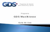 GDS Maxikiosco - Software de Gestión 2018 - GDS … · Algunas teclas de atajo son: Buscar el artículo por descripción al pulsar la tecla [F6]. ... En esta pantalla modifica directamente