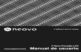 Contenido - AG Neovo Service Websiteservice.agneovo.com/download/user_manual/P-Series/P-Series_Manual... · Ajustar su ángulo de visión de su monitor LCD ... polvo excesivo, vibraciones