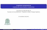Ling¼­stica computacional - Ling¼­stica de corpus ...jorge.m. Ling¼­stica de corpus (Historia