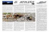 EL APOLENOapolomadidi.com/files/EL_APOLENO_2.pdf · El informe subraya que las se- quías ... dillera ubicada entre los ríos SUCHES Y TUICHE , cuya cumbre principal es el AKAMANI