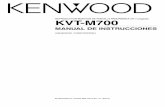KVT-M700 - manual.kenwood.commanual.kenwood.com/files/B64-2213-00.pdf · Función de control del sintonizador FM/AM....22 • Selección de la banda FM • Selección de la banda