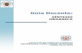 Guía Docente - quimicas.ucm.es · Mecanismos de reacción y estereoquímica. Reactivos organometálicos. Catálisis organometálica. Organocatálisis. Técnicas de síntesis y ...