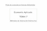 Economía Aplicada TEMA 7 - Universidad Autónoma de …uam.es/personal_pdi/economicas/cargueda/economia aplicada... · Ejercicios y cuestiones de las lecturas propuestas. BIBLIOGRAFÍA.