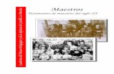 Mancha Maestros - Museo del Niño de Albacete · todos los maestros y maestras, profesores de Primaria, Secundaria o Magisterio, a que nos cuenten su vida profesional, pues estamos