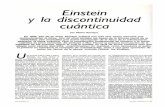 Einstein y la mecanicacuantica - manusolano.es y la... · y la discontinuidad cuántica por Olivier Darrigol ... lada en 1925-1927 por los alemanes Max Born, ... HISTORIA DE LAS CIENCIAS