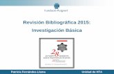 Revisión Bibliográfica 2015: Investigación Básica Fernandez... · Perfusión microvascular y microangiografias fluorescentes e inmunofluoresecencia del musculo isquémico ...