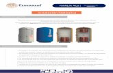 750 litros 1000 litros - Promasol Energía Solarpromasol.com/wp-content/uploads/2016/10/Ficha-Hidra-ACS.Acumul... · Se recomienda usar un vaso de expansión para ACS en la salida