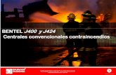 BENTEL J400 y J424 Centrales convencionales … · detección de incendios. De 8 a 24 zonas. ... J408 Centrales convencionalesJ408 Centrales convencionales microprocesadas de detección
