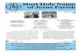 Most Holy Name of Jesus Parishmostholynameofjesus.org/wp-content/uploads/511329.04.01.2018.pdf · iglesia, extendemos nuestras oraciones y nuestros mejores deseos en estos días y