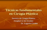 Técnicas fundamentales en Cirugía Plástica - ucm.es Tecnicas... · Recursos básicos en Cirugía Plástica Manejo y revisión de las cicatrices Z- plastia Z-plastia doble Z-plastia