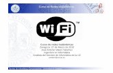Curso de Redes Inalámbricastejo.unizar.es/wifi.pdf · Servicio de Informática y Comunicaciones - Universidad de Zaragoza. Curso de Redes Inalámbricas Conectividad en redes 802.11