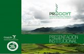PRESENTACIÓN INSTITUCIONAL - proccyt.org.mxproccyt.org.mx/images/pdf/presentacion_institucional.pdf · Inversión mundial al año para el desarrollo de ... A través de nuestro esquema