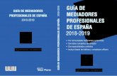 2018-2019 PROFESIONALES GUÍA DE …procuradoramanchado.com/wp-content/.../06/GUIA-MEDIADORES-201… · • Con datos completos de contacto • Con especialidades y ámbitos • Incluye