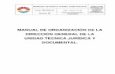 M.O DIRECCION GENERAL DE LA UNIDAD …cancun.gob.mx/gobierno-municipal/files/2011/12/MO... · Organización; herramienta para la administración pública central y paramunicipal,