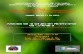 Análisis de la Situación Nutricional de Colombia · cien mil habitantes en el período 1998-2002. Al contar con las ... Análisis de la Mortalidad por Hambre* Encuesta Nacional