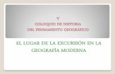 EL LUGAR DE LA EXCURSIÓN EN LA GEOGRAFÍA MODERNAage.ieg.csic.es/secundaria/Material IV Seminario web AGE/Taller... · EL LUGAR DE LA EXCURSIÓN EN LA GEOGRAFÍA MODERNA (A. Josep