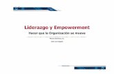 Liderazgo y Empowerment · Liderazgo Vs. Gerencia Niveles ... Peter Drucker en su libro administrando en tiempos de ... energía en otros Tiempos de transición =