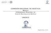 COMISIÓN NACIONAL DE BIOÉTICA MÉXICO II SEMINARIO … · • Jesús Mosterin - Dilemas éticos en la experimentación animal.