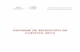 INFORME DE RENDICIÓN DE CUENTAS 2016 - .:: … de la División de Estudios Profesionales Ing. Enrique Flores Hernández Jefe de la División de Estudios a Distancia M.A. Gabriela