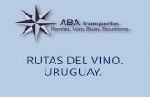 RUTAS DEL VINO. URUGUAY.- - Cloud Object Storage | Store ...TOUR... · mayoritariamente en el Departamento de ... Bodegas en Uruguay cuidan ... Uruguay Tel/fax: +(598) 2200 5176 Email: